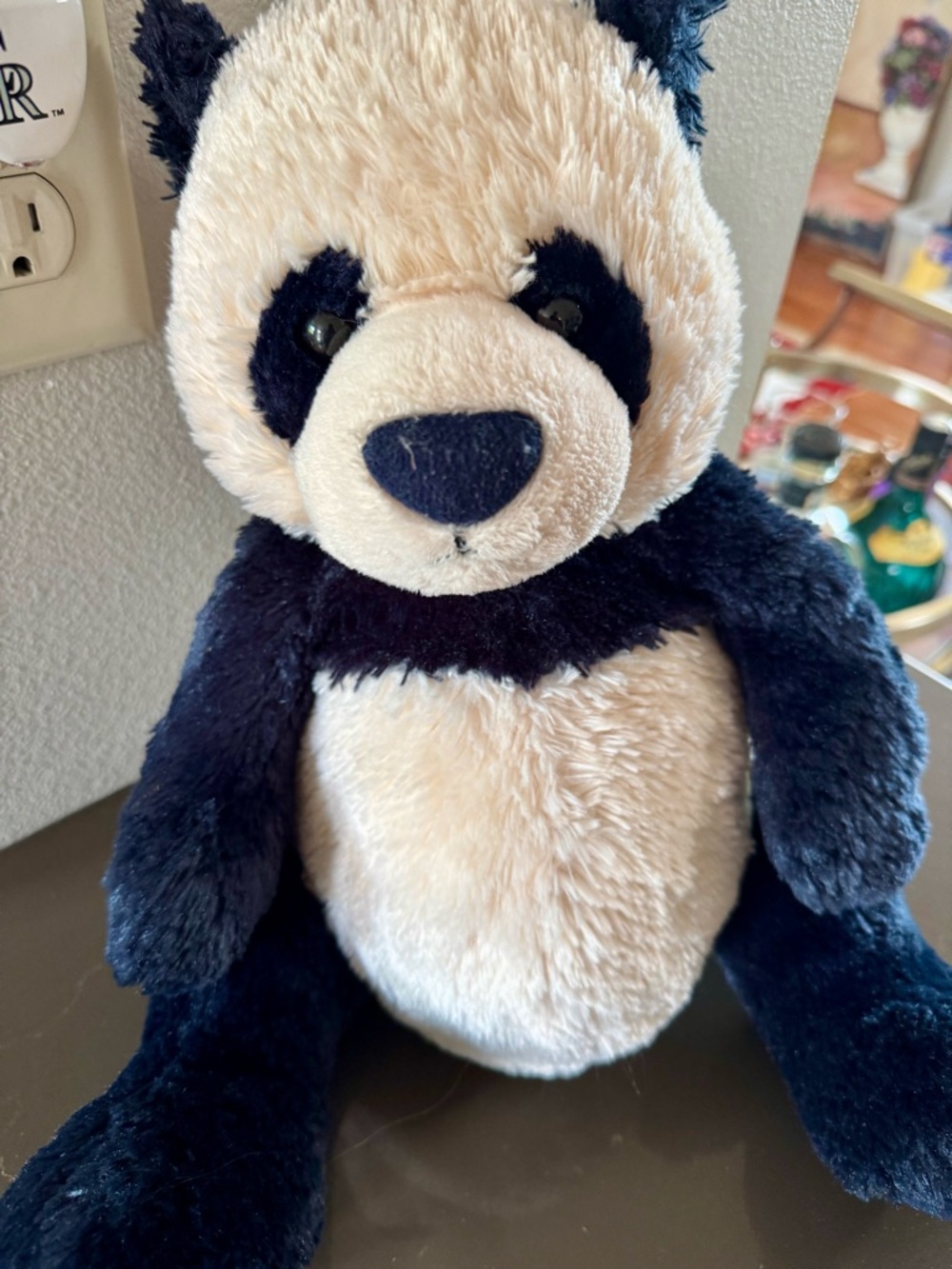 Gund Panda Bear Plush Stuffed Animal Toy Black & Beige Soft Cuddle Zoo